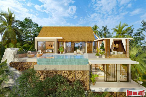 Eco-Friendly 3-4 Bed Sea View Villas for Sale  in North Koh Phangan-5