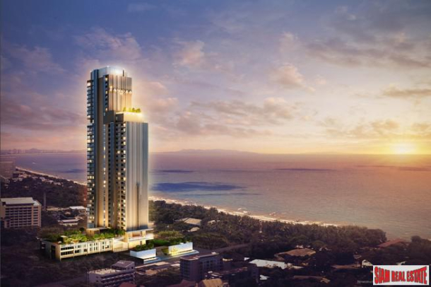 New Premium High-Rise Condo with Full Facilities and Panoramic Sea Views at Next to the Beach at Pratumnak - Studio Units-1