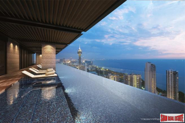 New Premium High-Rise Condo with Full Facilities and Panoramic Sea Views at Next to the Beach at Pratumnak - 1 Bed Units-5