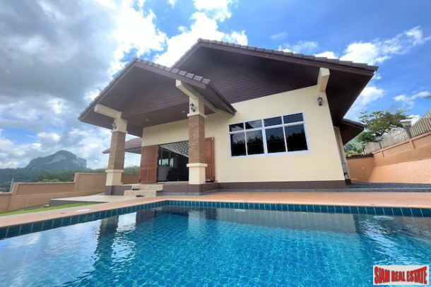 Three Bedroom Hilltop House with Pool & Great Mountain Views for Sale in Ao Nang-3