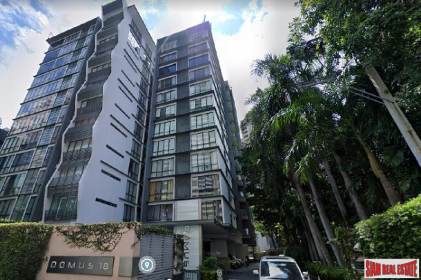 Domus Condominium | Ultra Luxury 4 + 1 Unit Partly Furnished with Green Views at Sukhumvit 18, Asoke-24