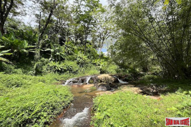 Peaceful 2 Rai, 3 Nga Land Plot with Small Waterfall for Sale in Thalang-2