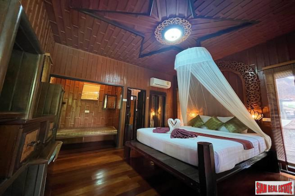 Charming Natural Thai-Style 15 Room Resort for Sale in a Green & Tropical Location - Ao Nang, Krabi-28