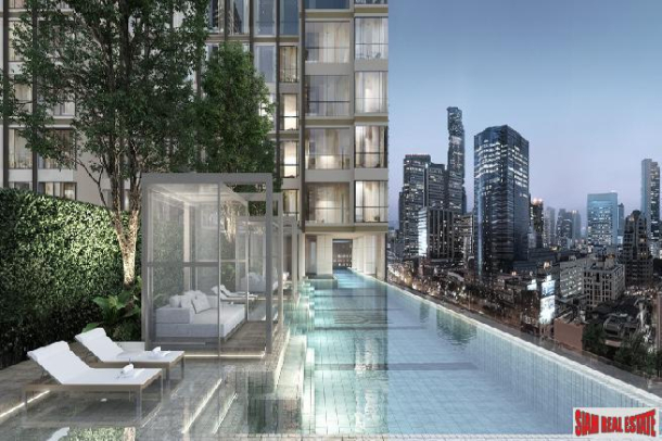 New Luxury High-Rise Condo in the Central Business District, 500 metres to BTS Chong Nonsi -2 Bed Units-2