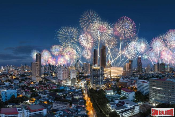 Pre-Sale of New High Rise with River and City Views Close to BTS and Icon Siam by Thailand Leading Developers - 1 Bed Units-3
