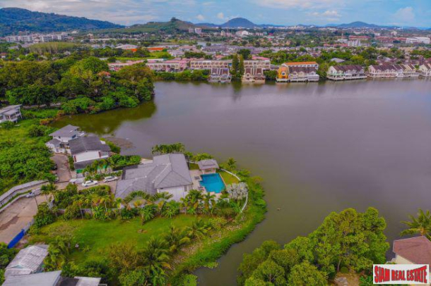 Land & House Park | Magnificent Lakefront Five Bedroom Pool Villa for Sale in Chalong-4