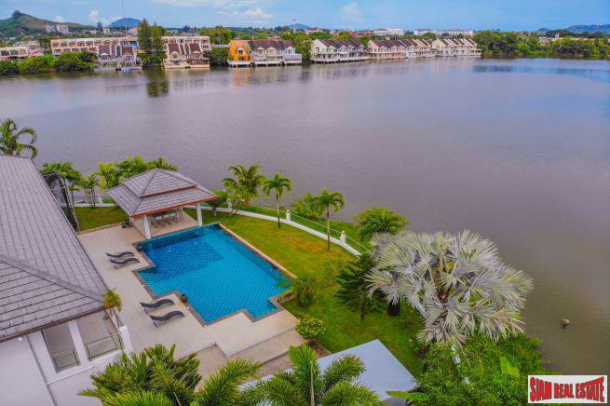 Land & House Park | Magnificent Lakefront Five Bedroom Pool Villa for Sale in Chalong-5