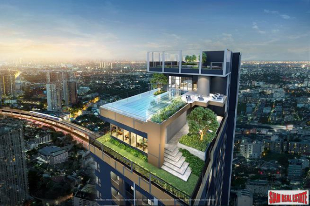 New Launch of High-Rise Condo on Sukhumvit Road with River Views and Triple Rooftop Facilities at Onnut - 2 Bed Units-8
