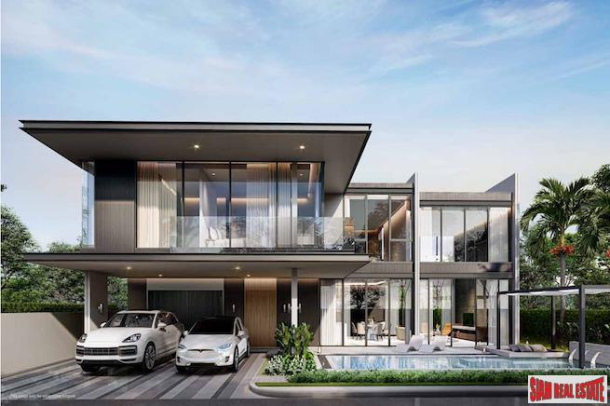 Large & Room New Two Storey 4+ 1 Bedroom  Pool Villas for Sale in Pattaya-1