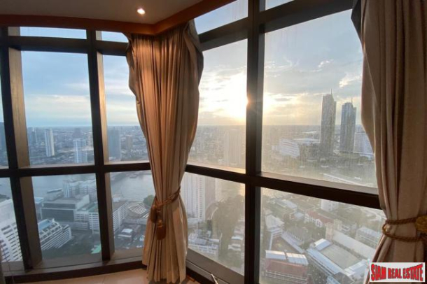 State Tower |192 sq.m. River View Corner Unit on the 48th Floor, 1 Bed-2 Baths at Silom-Bangrak-3