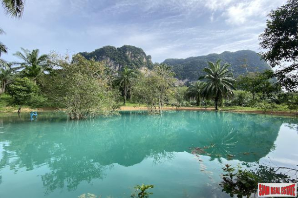 9 Rai Land Plot with Stunning Mountain Views for Sale in Nong Thaley, Krabi-1