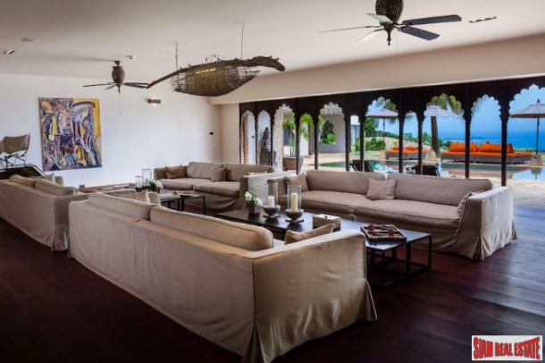 Samui Luxury Villa | Resort Style Sea View 7 Bed Ultra Luxury Villa with Tennis Courts and Huge Entertaining Areas at Taling Ngam South West Samui-3