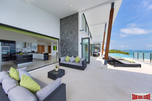 Ultra Modern Hillside Sea View Luxury Villa at Chaweng Noi, Koh Samui-16