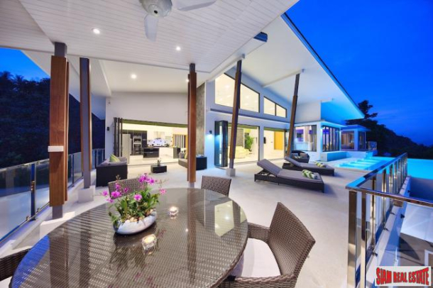 Ultra Modern Hillside Sea View Luxury Villa at Chaweng Noi, Koh Samui-22