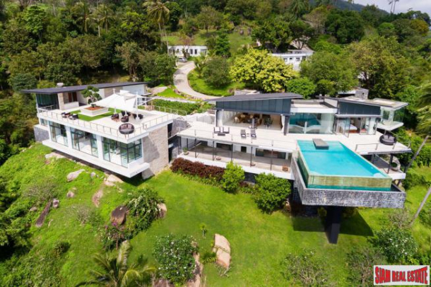 Incredible Modern Sea View Ultra Luxury Villa Estate at Thong Krut, Taling Ngam, South West, Koh Samui-1