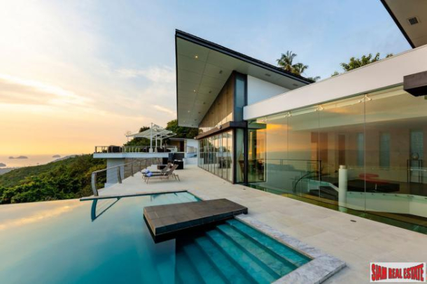 Incredible Modern Sea View Ultra Luxury Villa Estate at Thong Krut, Taling Ngam, South West, Koh Samui-2