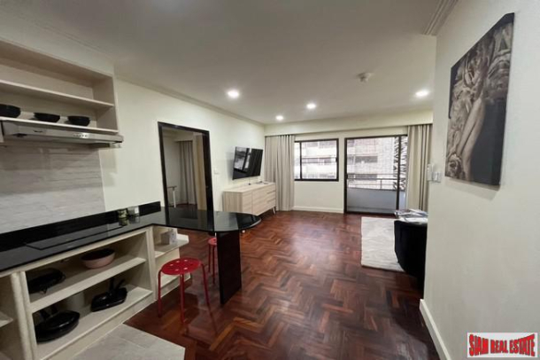 Saranjai Mansion | Newly Renovated Large 1 Bed Condo for Rent with City Views on the 15th Floor, Sukhumvit Soi 6-3