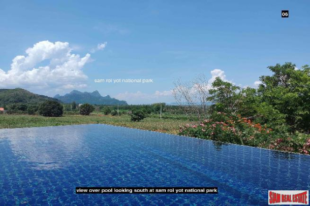 Pool Villa and Large Plot of Land with Sunset Views of Sam Roi Yot National Park, Prachuap Khiri Khan-6