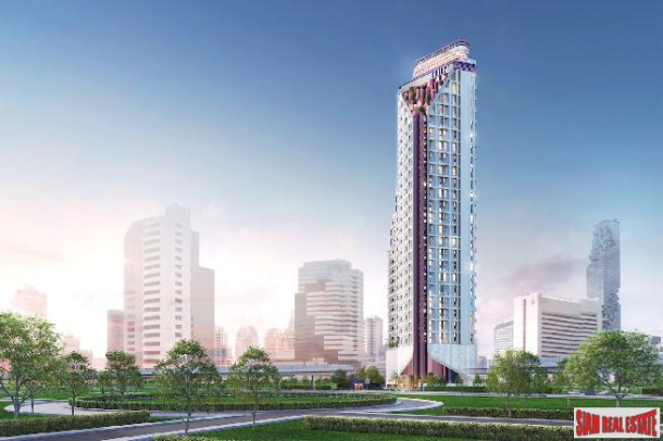 New High-Rise of Loft Condos Managed by Ascott with Excellent Facilities in a Convenient Location at Sam Yan/Sala Daeng - 1 Bed Plus Hybrid Units-2