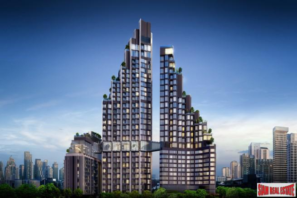 New Mixed Use High-Rise Project of Large Loft Condos with 6 Zones, Offices, Retail Space and Serviced Apartments in Excellent Location of Thong Lor/Ekkamai - Penthouse 3 Bed Units-1
