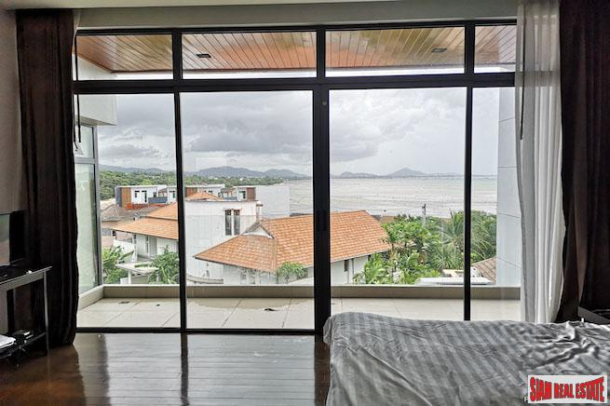 Aqua Villas | Modern Sea View 3 Story, 3 Bedroom + Roof Top Infinity Pool  Townhome for Sale in Rawai-11