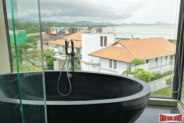 Aqua Villas | Modern Sea View 3 Story, 3 Bedroom + Roof Top Infinity Pool  Townhome for Sale in Rawai-9