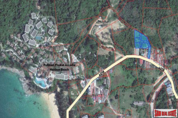 Over 2 Rai of Sea View Land for Sale Near Nai Thon Beach-3