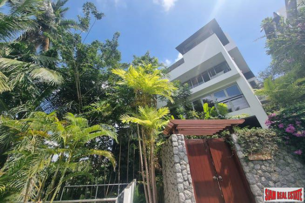 Surin Heights Estate | Amazing Sea Views from this Exclusive Four Bedroom Pool Villa for Sale in Surin-16