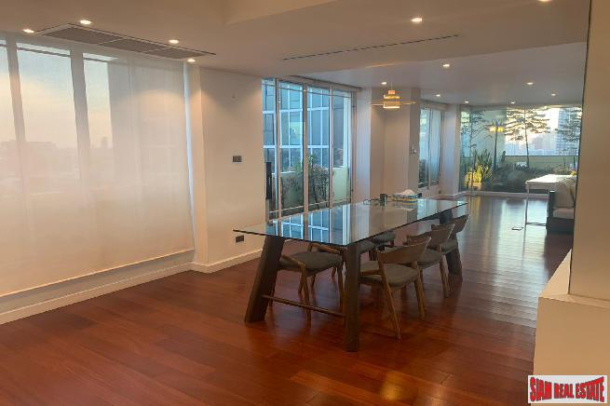 Duplex Penthouse Condo on the 24th and 25th Floors for Rent with Large Open Terrace at Sukhumvit 16/22-5