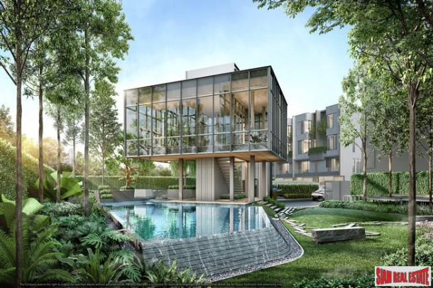 New Estate of Modern Luxury Town Homes in a Secure Estate with Great Facilities at Ratchada Area, Huai Khwang-3