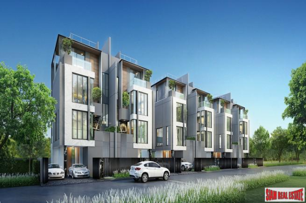 Luxury 3.5 Storey Twin Homes in Secure Estate with Clubhouse at Bang Chak, Sukhumvit 101-18