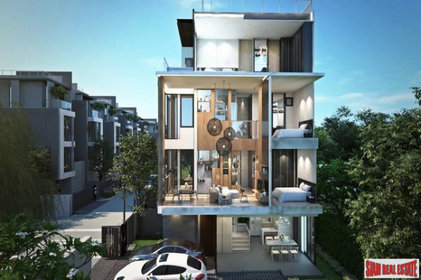 Luxury 3.5 Storey Twin Homes in Secure Estate with Clubhouse at Bang Chak, Sukhumvit 101-21