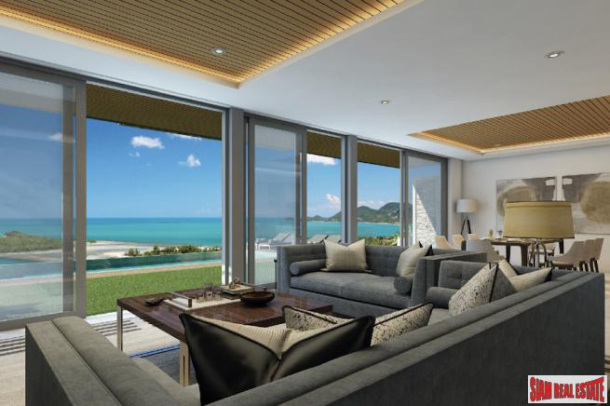 Koh Samui Luxury Residences | 2 Storey Modern Tropical Sea View 4 Bed Villas in a Secure Estate at at Chaweng-4