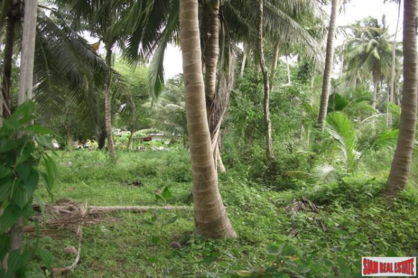 Large Land Plot only  300m to the Beach for Sale in Taling Ngam, Samui-5