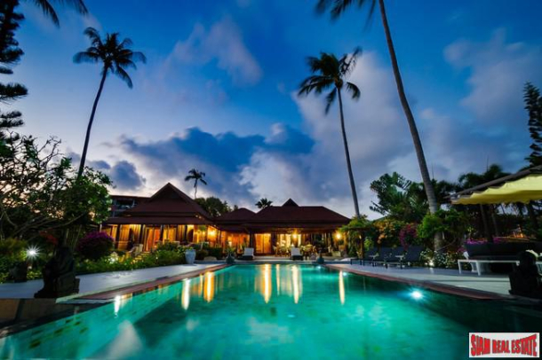 Villa Isabel | Beach Front Thai Style 4 Bed Villa for Rent at Thong Tanod Beach Taling Ngam, Koh Samui-14