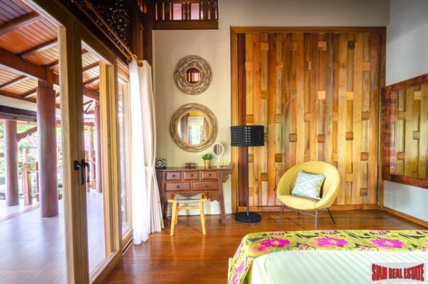 Villa Isabel | Beach Front Thai Style 4 Bed Villa for Rent at Thong Tanod Beach Taling Ngam, Koh Samui-25