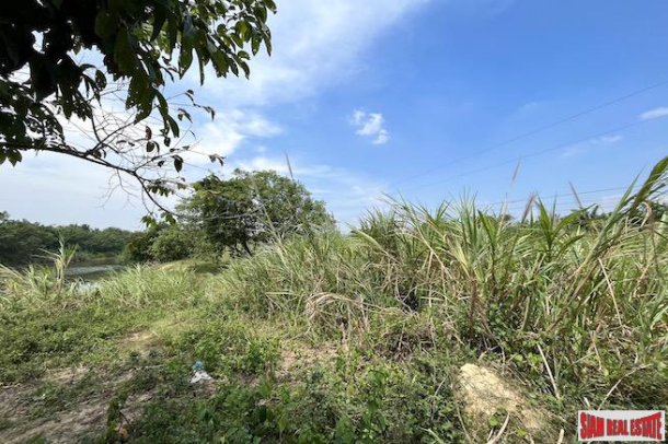 Almost 10 Rai Land Plot with Canal and Mountain Views for Sale in Takua Pa, Phang Nga-11