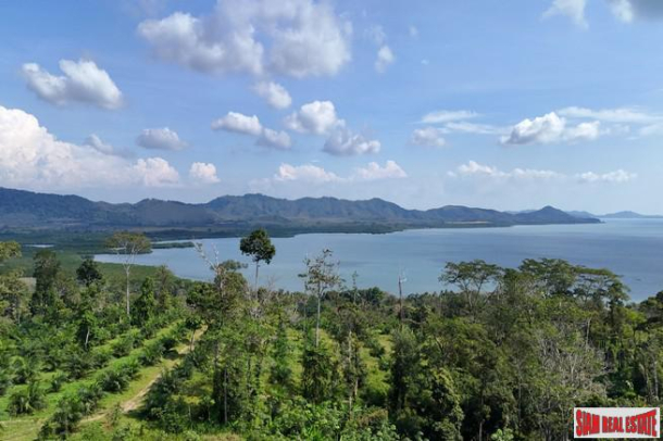 21 Rai Land Plot with Spectacular Sea Views from Both Sides of the Land for Sale in Takua Thung-4