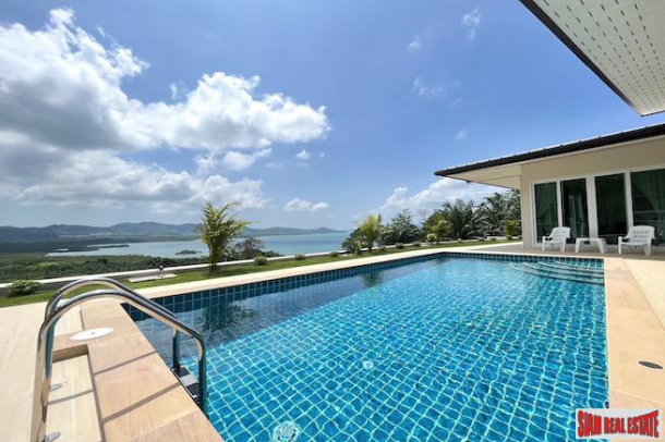 Amazing 180 Degree Sea Views - 3 Bedroom Pool Villa with Extra Buildable Land for sale in Takua Thung-1