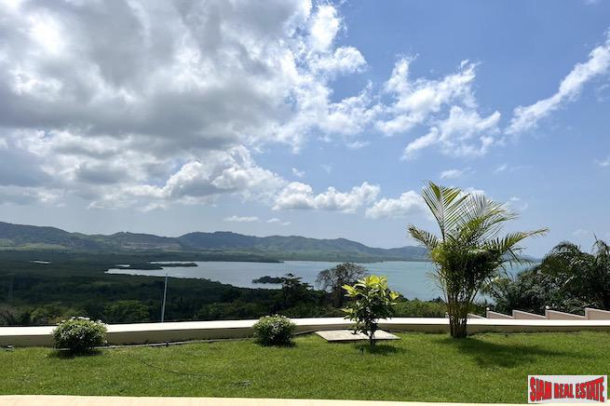 Amazing 180 Degree Sea Views - 3 Bedroom Pool Villa with Extra Buildable Land for sale in Takua Thung-3