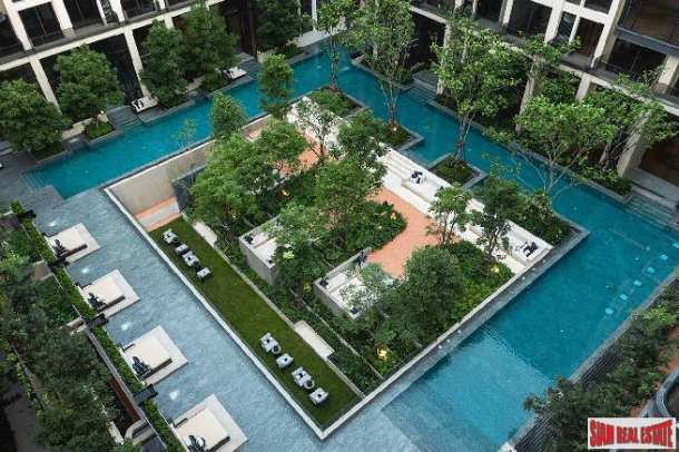 Newly Completed Ultra Luxury Low-Rise Condo in a Garden Resort Setting at Ekkamai, Sukhumvit 61 - Last 3 Bed Unit - Ground Floor - 8% Discount and Free Furniture!-3
