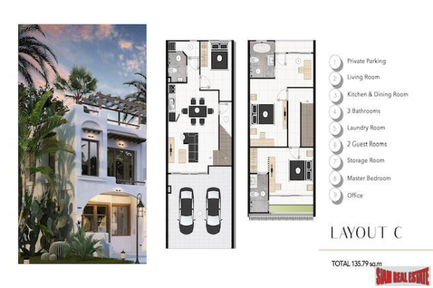New 2 & 3 Bedroom Moroccan Themed Development for Sale in Yamu-25