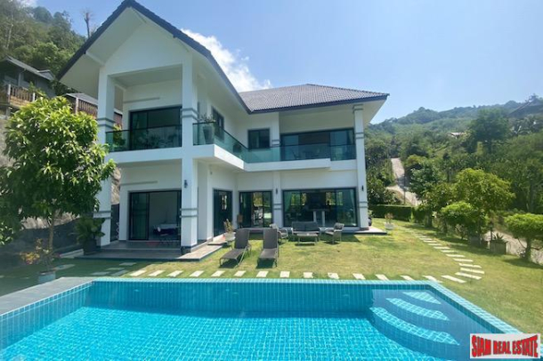 Two Storey Four Bedroom Luxury Sea View House with Private Pool for Sale in Karon-1