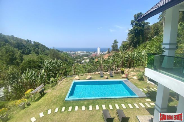Two Storey Four Bedroom Luxury Sea View House with Private Pool for Sale in Karon-2