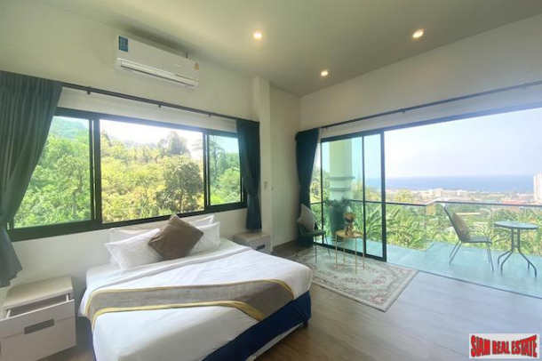 Two Storey Four Bedroom Luxury Sea View House with Private Pool for Sale in Karon-25