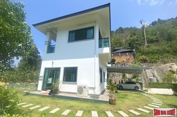 Two Storey Four Bedroom Luxury Sea View House with Private Pool for Sale in Karon-3
