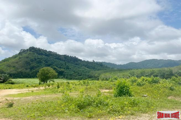 A large plot of 101 rai with clear water stream and mountain view for sale in Khuekkhak, Phangnga-8