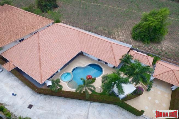 Miami Villas | Large Four Bedroom Pool Villa for Sale 200m from Mabprachan Lake-7