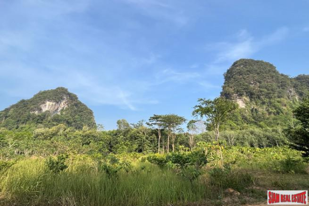 4.5 rai of land with wonderful mountain view for sale in Nong Thaley, Krabi-3