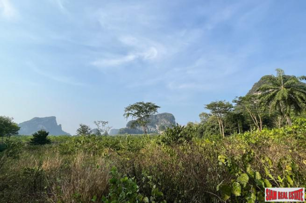 4.5 rai of land with wonderful mountain view for sale in Nong Thaley, Krabi-5